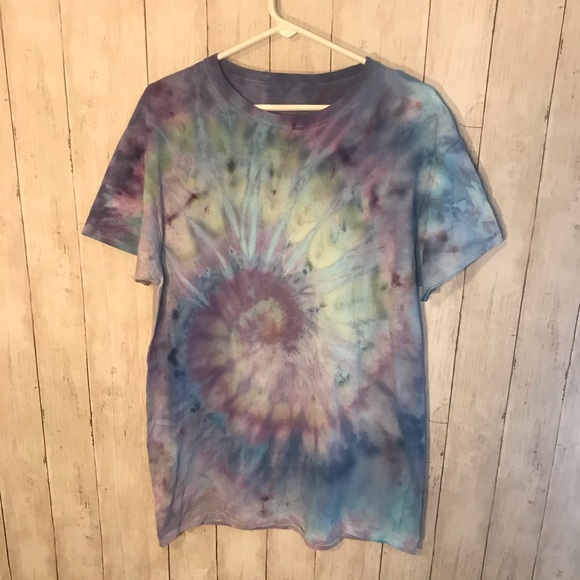Custom Tie Dye Tshirt Unisex Size Large - Picture 7 of 10
